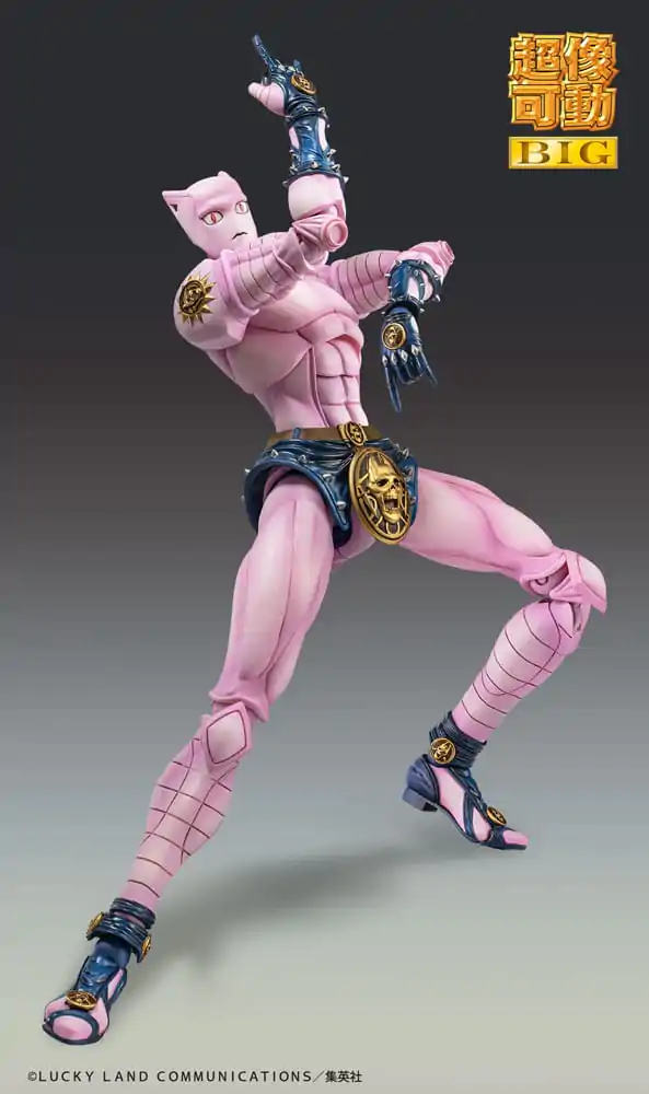 JoJo's Bizarre Adventure Part4 Super Action figurină articulată Chozokado Big Killer Queen 22 cm poza produsului