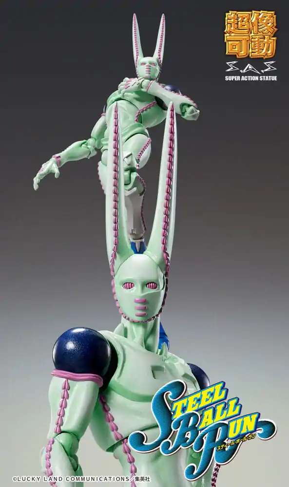 JoJo's Bizarre Adventure Part7 Steel Ball Run Super Action Figurină Chozokado D4C Second 20 cm poza produsului