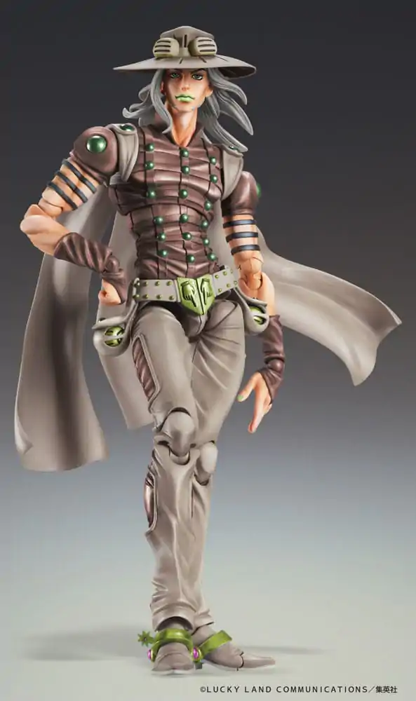 Figurină Super Action JoJo's Bizarre Adventure Part7 Steel Ball Run Chozokado Gyro Zeppeli Third 16 cm poza produsului