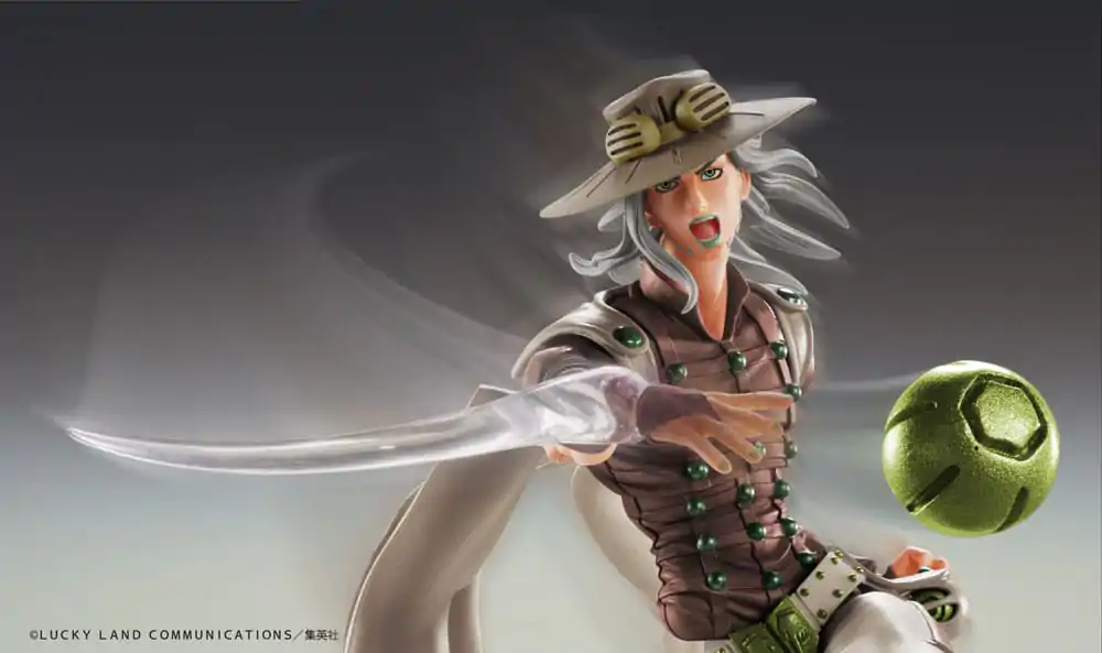 Figurină Super Action JoJo's Bizarre Adventure Part7 Steel Ball Run Chozokado Gyro Zeppeli Third 16 cm poza produsului