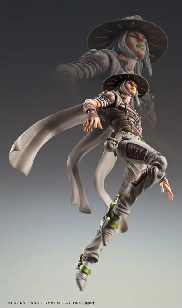 Figurină Super Action JoJo's Bizarre Adventure Part7 Steel Ball Run Chozokado Gyro Zeppeli Third 16 cm poza produsului