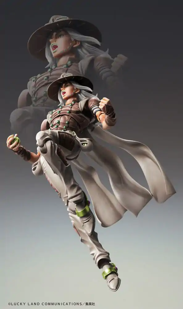 Figurină Super Action JoJo's Bizarre Adventure Part7 Steel Ball Run Chozokado Gyro Zeppeli Third 16 cm poza produsului