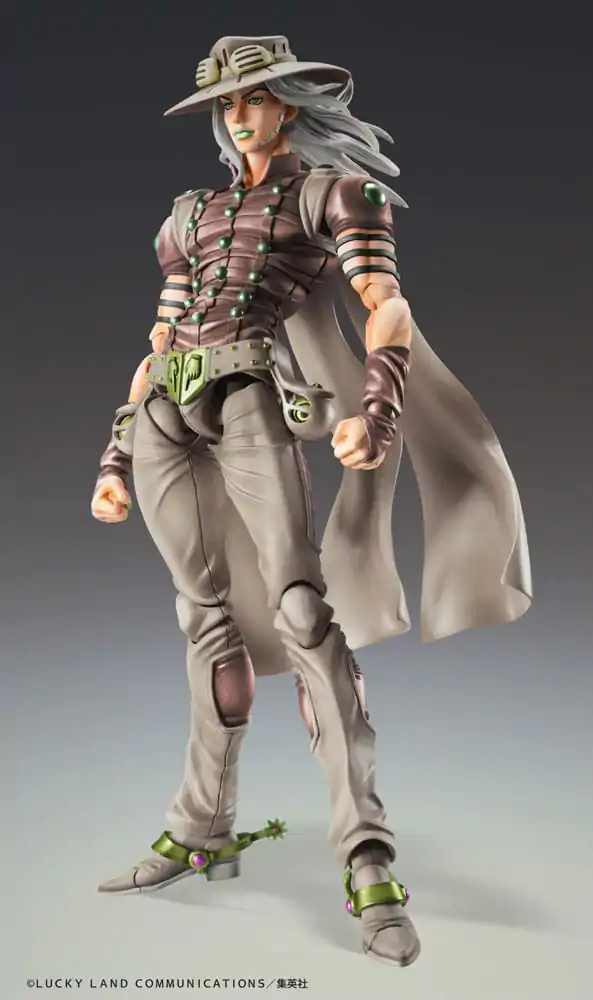 Figurină Super Action JoJo's Bizarre Adventure Part7 Steel Ball Run Chozokado Gyro Zeppeli Third 16 cm poza produsului
