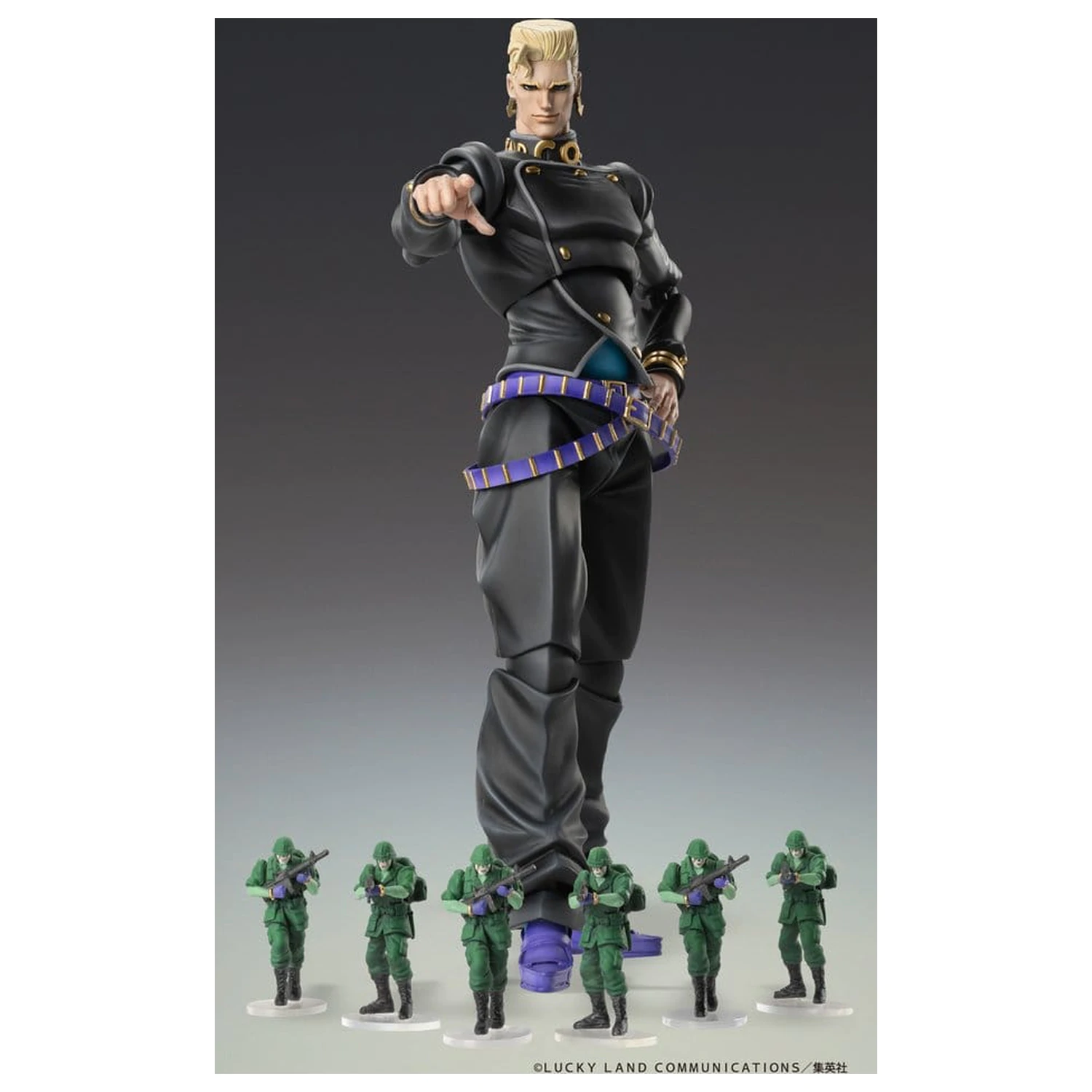 JoJo's Bizarre Adventure Diamond Is Unbreakable Figurina de actiune Chozokado Keicho Nijimura & Bad Company 17 cm poza produsului