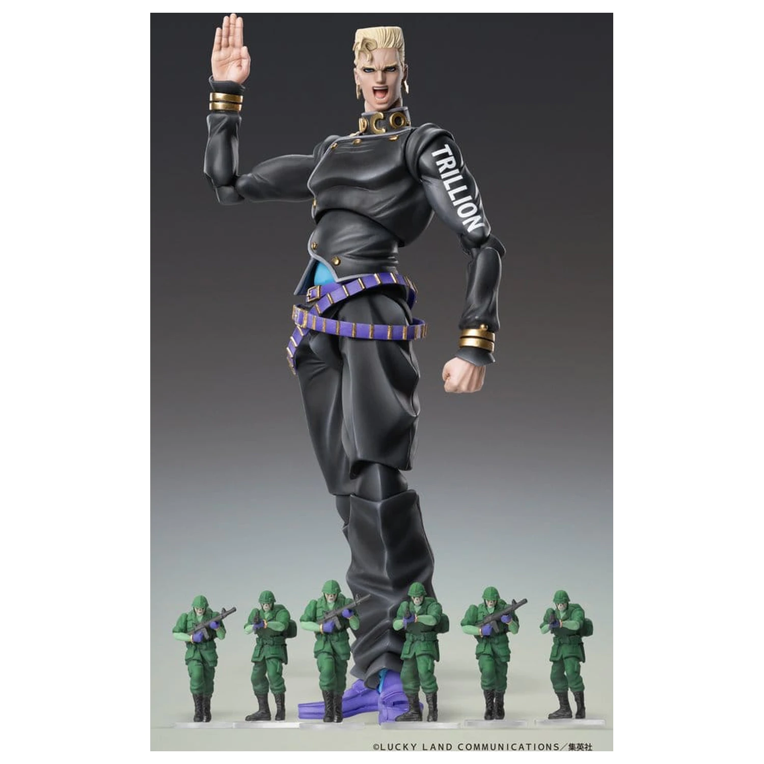 JoJo's Bizarre Adventure Diamond Is Unbreakable Figurina de actiune Chozokado Keicho Nijimura & Bad Company 17 cm poza produsului