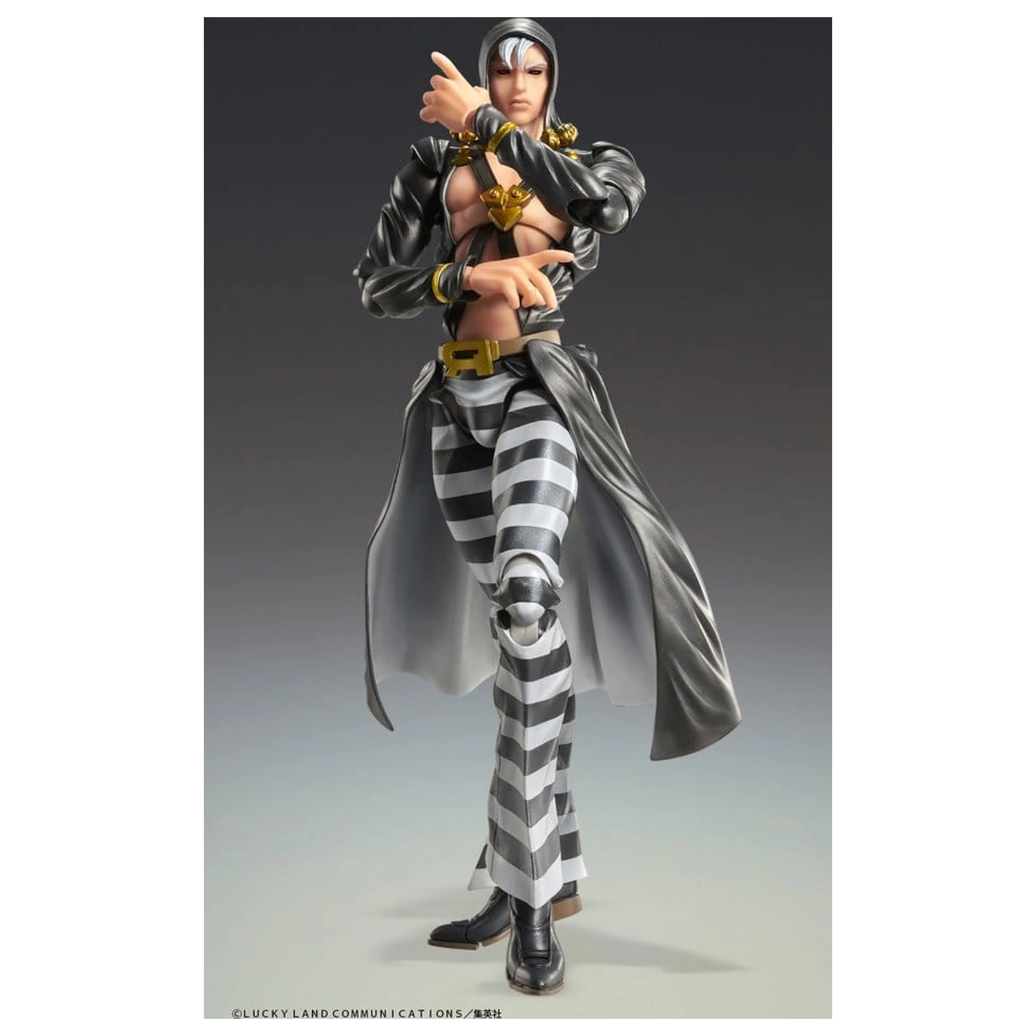JoJo's Bizarre Adventure Golden Wind Figurina de actiune Risotto Nero 16 cm poza produsului