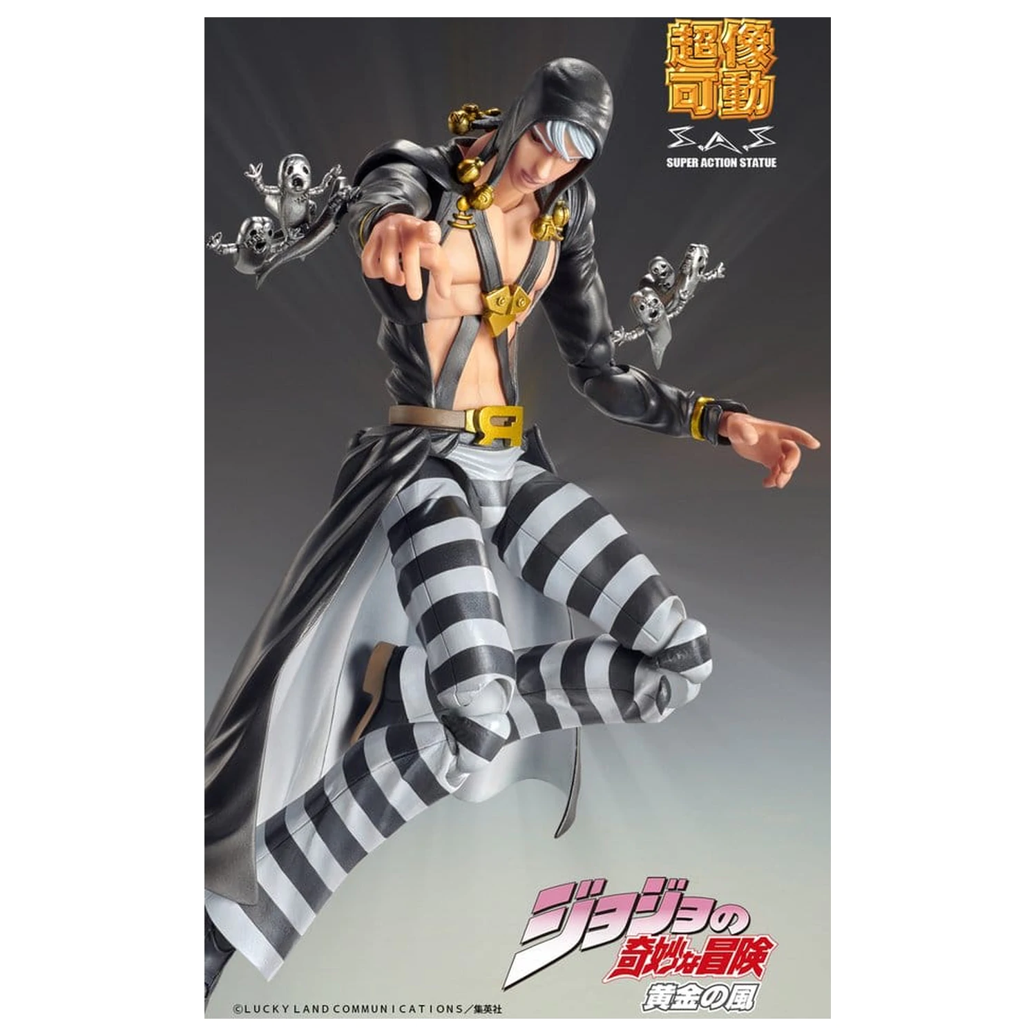 JoJo's Bizarre Adventure Golden Wind Figurina de actiune Risotto Nero 16 cm poza produsului