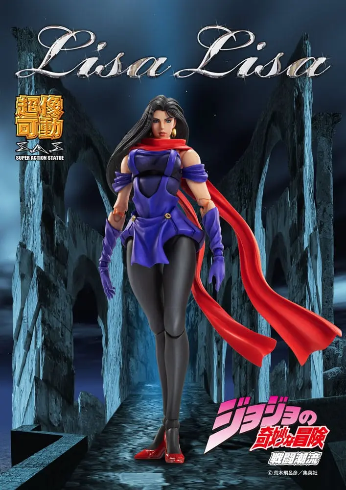 JoJo's Bizarre Adventure Part 2: Battle Tendency figurina de acțiune Chozokado (Lisa Lisa) 15 cm poza produsului