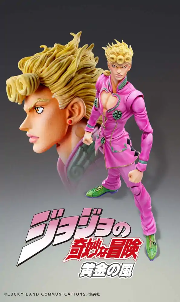 JoJo's Bizarre Adventure Part 5: Golden Wind Figurina de Acțiune Chozokado Giorno Giovanna (a 3-a relansare) 15 cm poza produsului