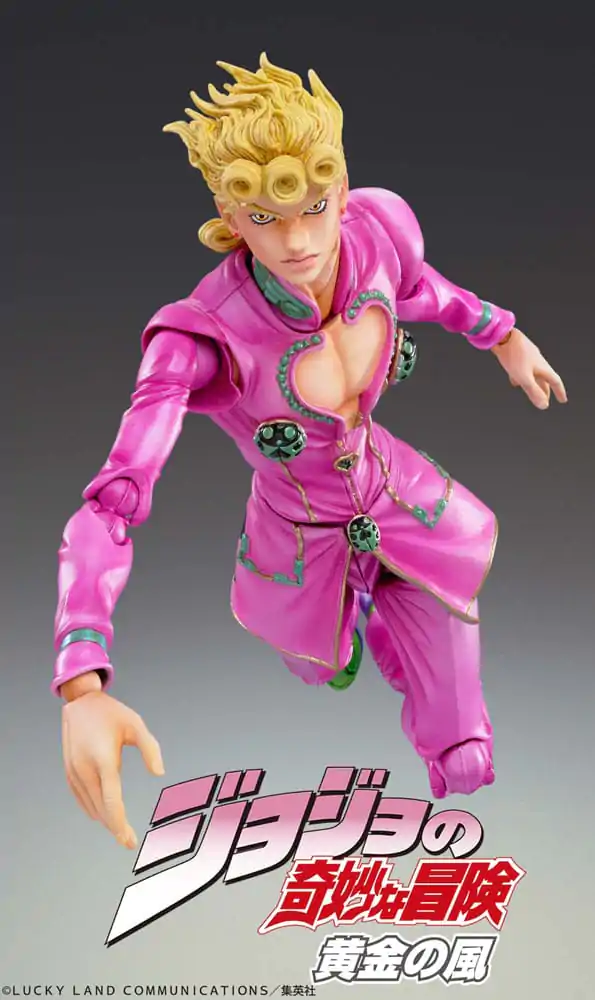 JoJo's Bizarre Adventure Part 5: Golden Wind Figurina de Acțiune Chozokado Giorno Giovanna (a 3-a relansare) 15 cm poza produsului