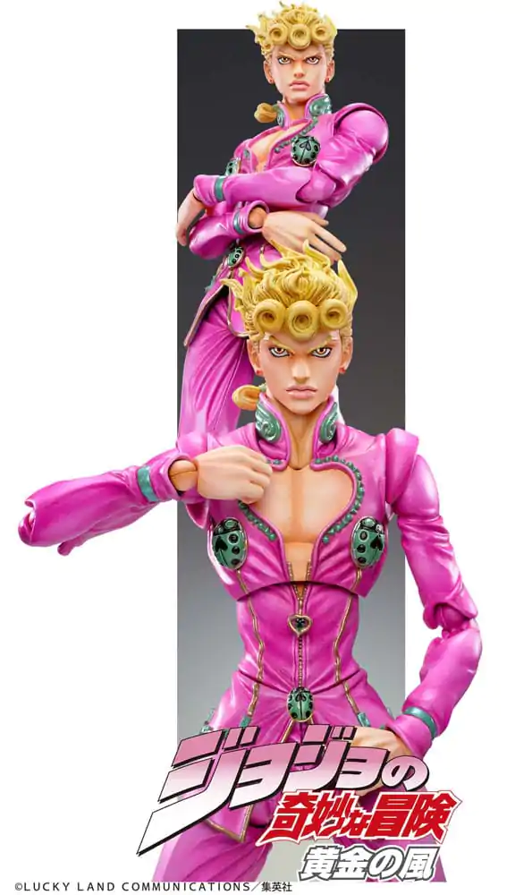 JoJo's Bizarre Adventure Part 5: Golden Wind Figurina de Acțiune Chozokado Giorno Giovanna (a 3-a relansare) 15 cm poza produsului