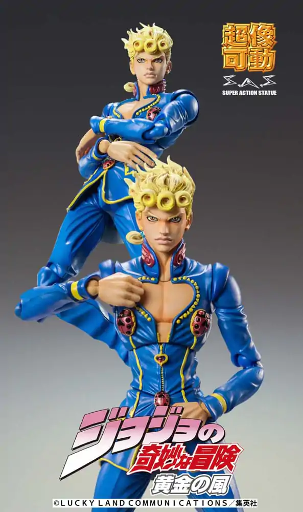 JoJo's Bizarre Adventure Part 5: Golden Wind Figurina de actiune Chozokado Giorno Giovanna Second 15 cm poza produsului