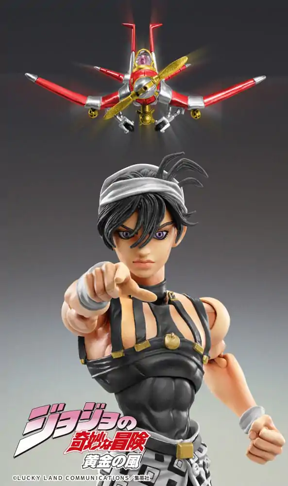JoJo's Bizarre Adventure Part 5: Golden Wind Figurina de acțiune Chozokado (Narancia Ghirga & As Ver. Black) 15 cm poza produsului