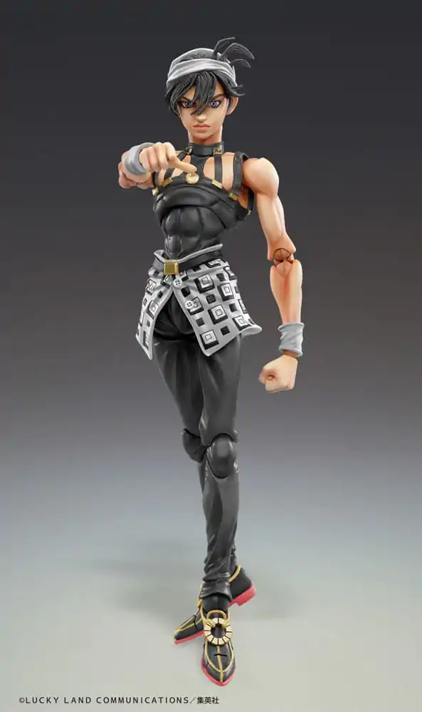 JoJo's Bizarre Adventure Part 5: Golden Wind Figurina de acțiune Chozokado (Narancia Ghirga & As Ver. Black) 15 cm poza produsului