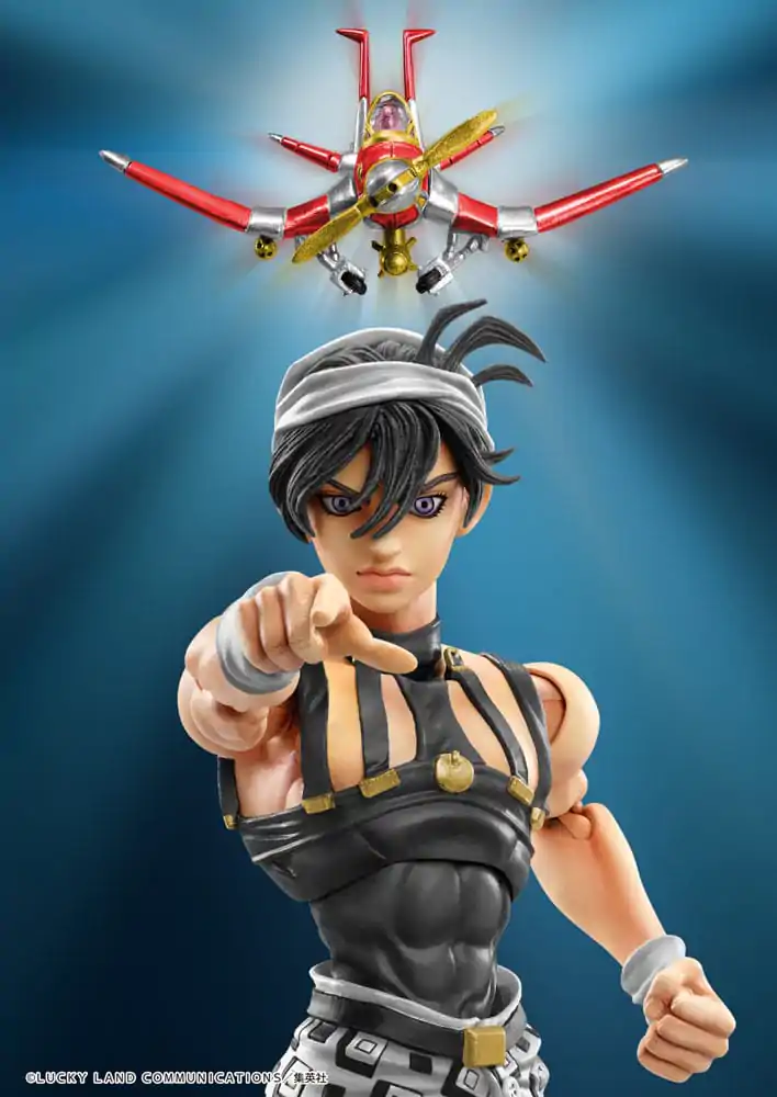 JoJo's Bizarre Adventure Part 5: Golden Wind Figurina de acțiune Chozokado (Narancia Ghirga & As Ver. Black) 15 cm poza produsului