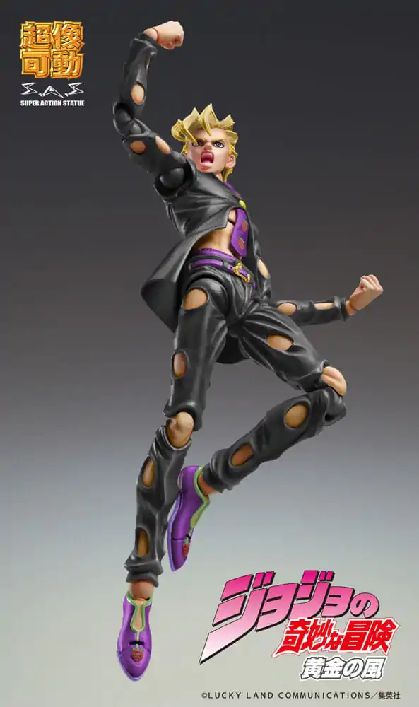 JoJo's Bizarre Adventure Part 5: Golden Wind Figurina de acțiune Chozokado (Pannacotta Fugo Ver. Black) 15 cm poza produsului