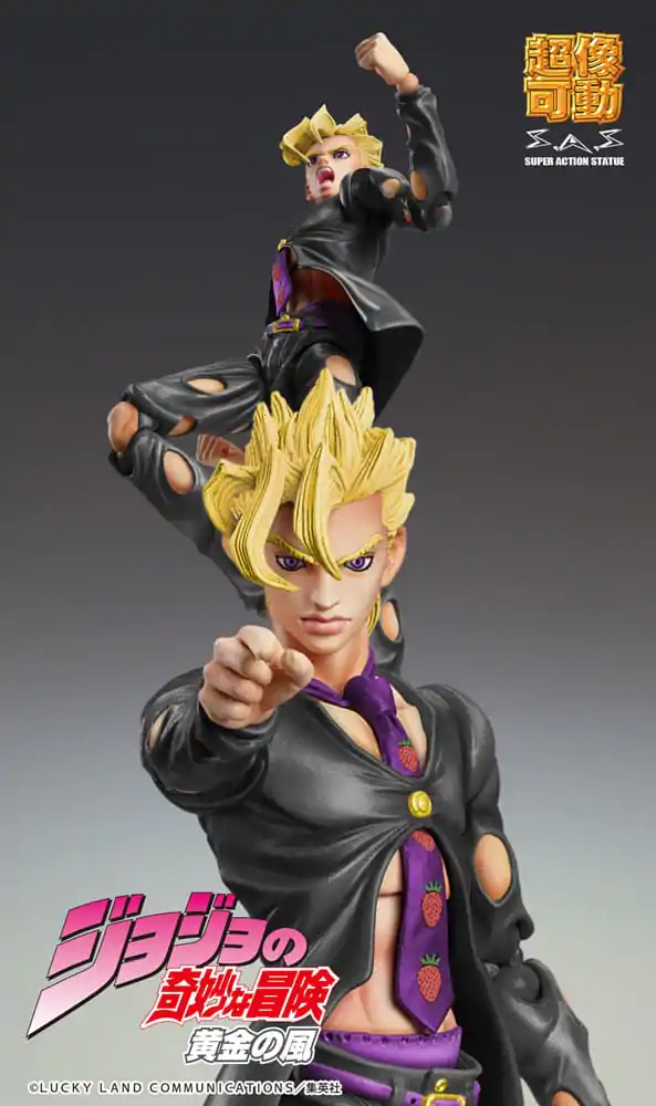 JoJo's Bizarre Adventure Part 5: Golden Wind Figurina de acțiune Chozokado (Pannacotta Fugo Ver. Black) 15 cm poza produsului