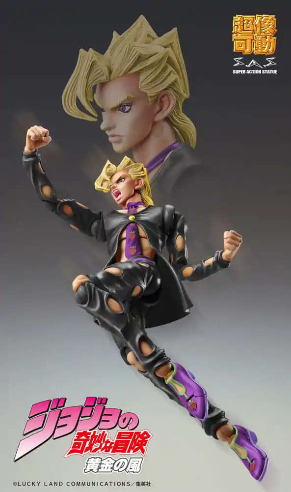 JoJo's Bizarre Adventure Part 5: Golden Wind Figurina de acțiune Chozokado (Pannacotta Fugo Ver. Black) 15 cm poza produsului