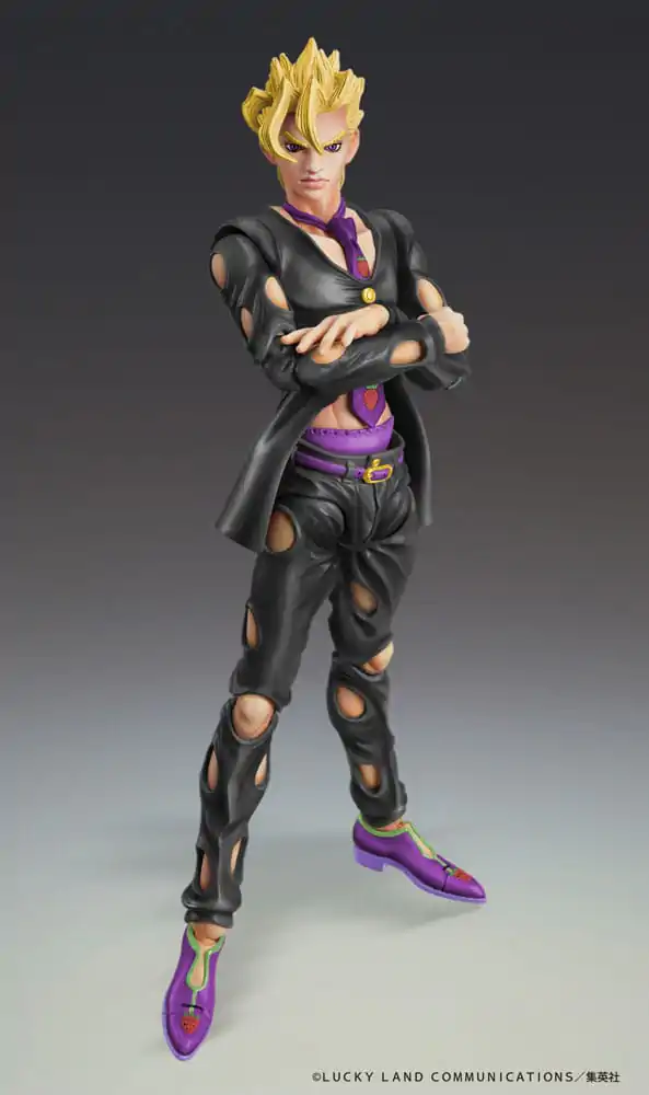 JoJo's Bizarre Adventure Part 5: Golden Wind Figurina de acțiune Chozokado (Pannacotta Fugo Ver. Black) 15 cm poza produsului
