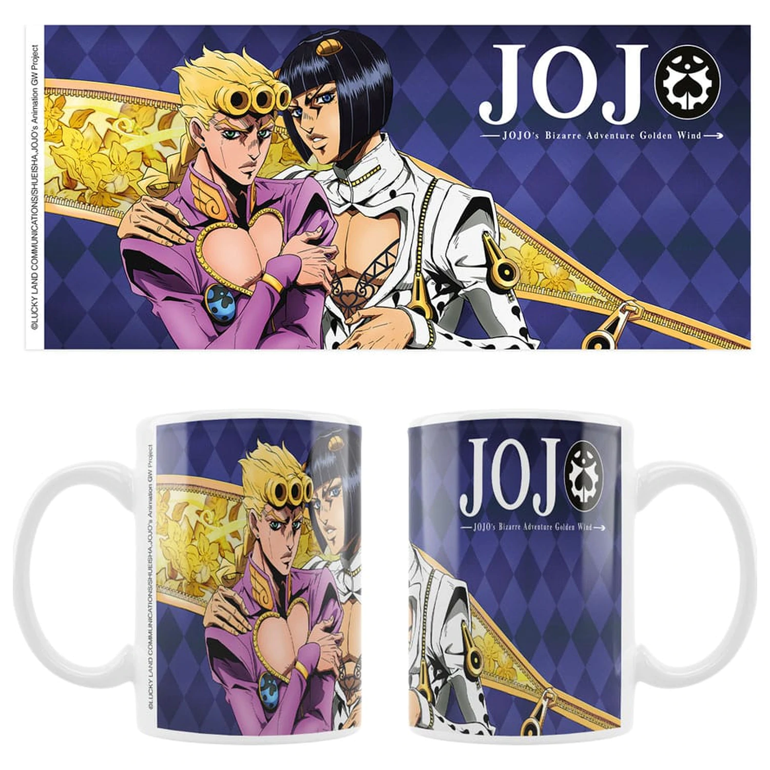 JoJo's Bizarre Adventure Part 5: Golden Wind Cana ceramica Giorno & Bruno poza produsului