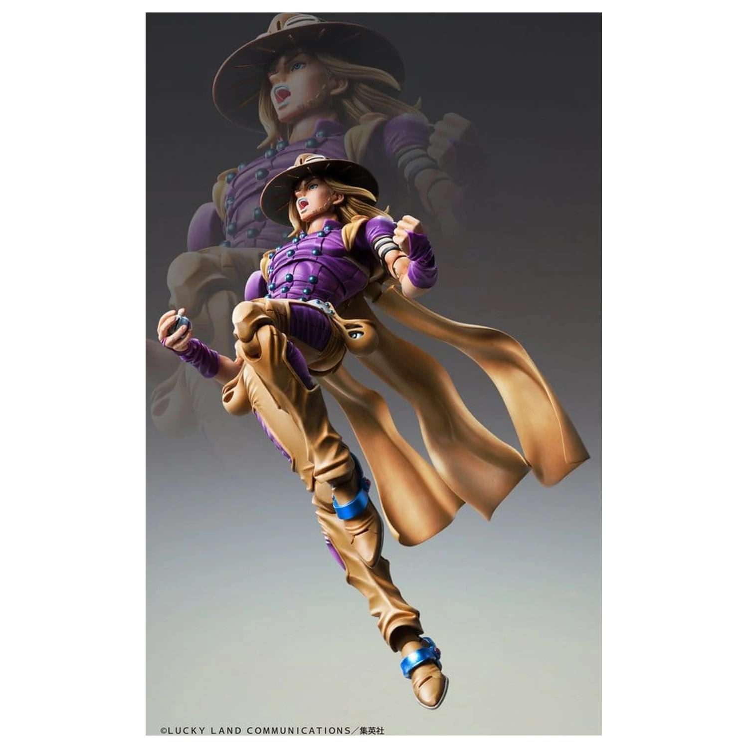 JoJo's Bizarre Adventure Part 7: Steel Ball Run Super Acțiune Figurina Chozokado Gyro Zeppeli Ver.1.5 16 cm poza produsului