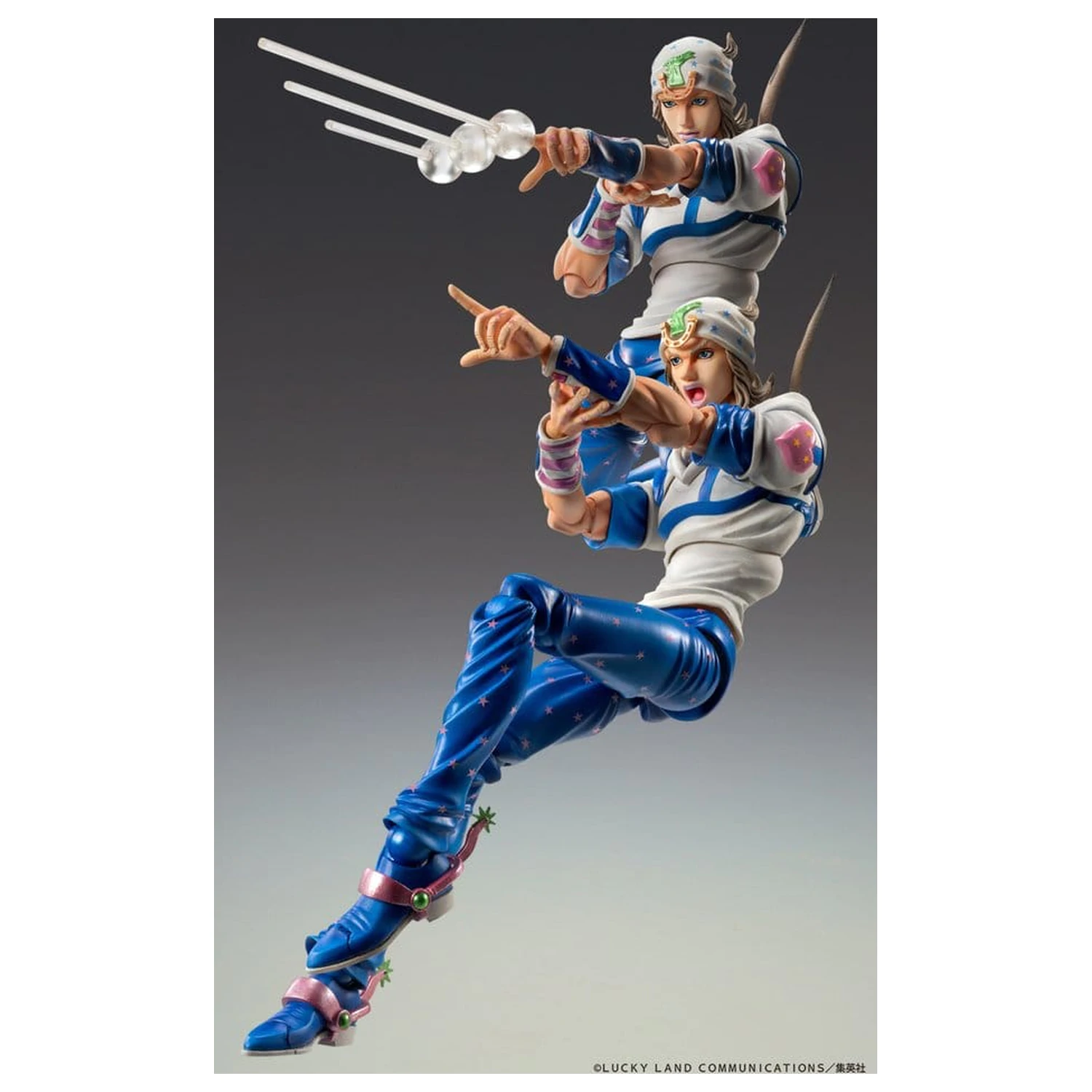 JoJo's Bizarre Adventure Part 7: Steel Ball Run Super Chozokado Action Action Figure Johnny Joestar 15 cm poza produsului
