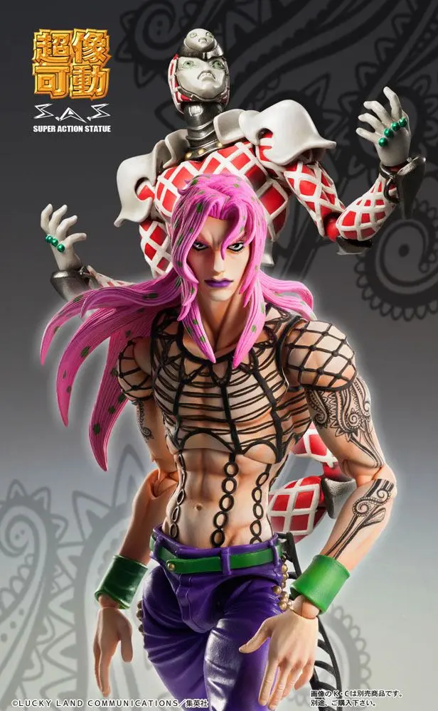 JoJo's Bizarre Adventure Part5 Figurina Super Acțiune Articulată Chozokado (Diavolo) (re-run) 15 cm poza produsului