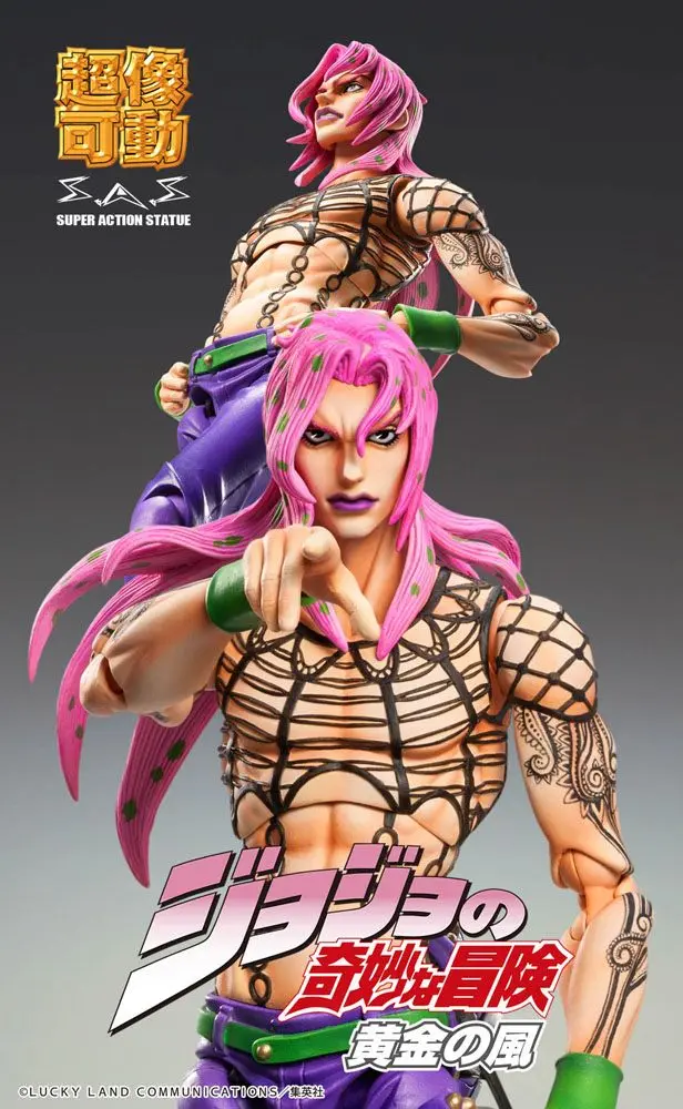 JoJo's Bizarre Adventure Part5 Figurina Super Acțiune Articulată Chozokado (Diavolo) (re-run) 15 cm poza produsului