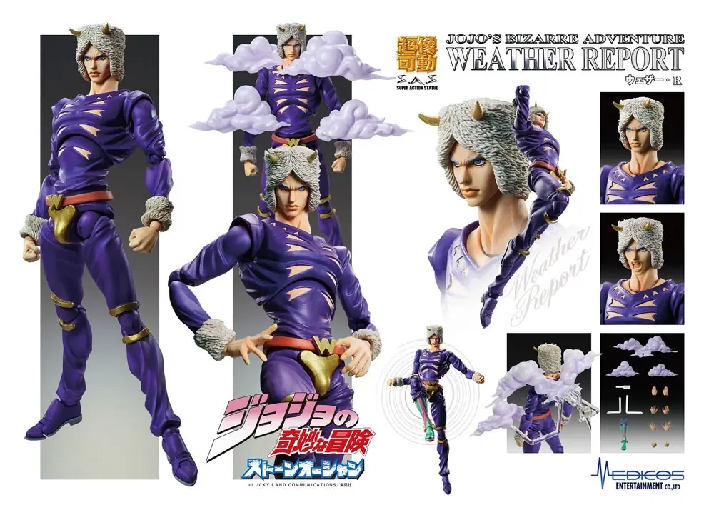 JoJo's Bizarre Adventure Part6 Stone Ocean Figurina de Acțiune Chozokado (Weather R) 16 cm poza produsului
