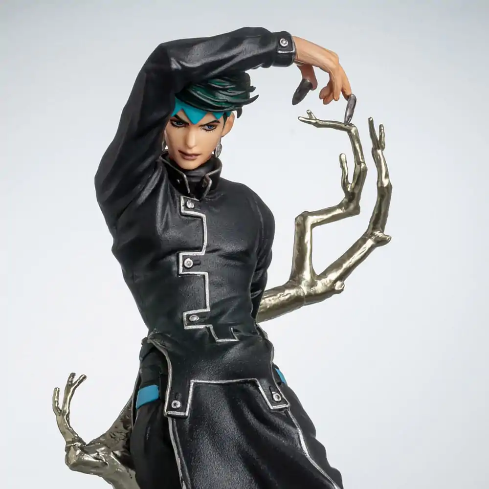 JoJo's Bizarre Adventure pix figurina Rohan Kishibe Black Ver. 19 cm poza produsului