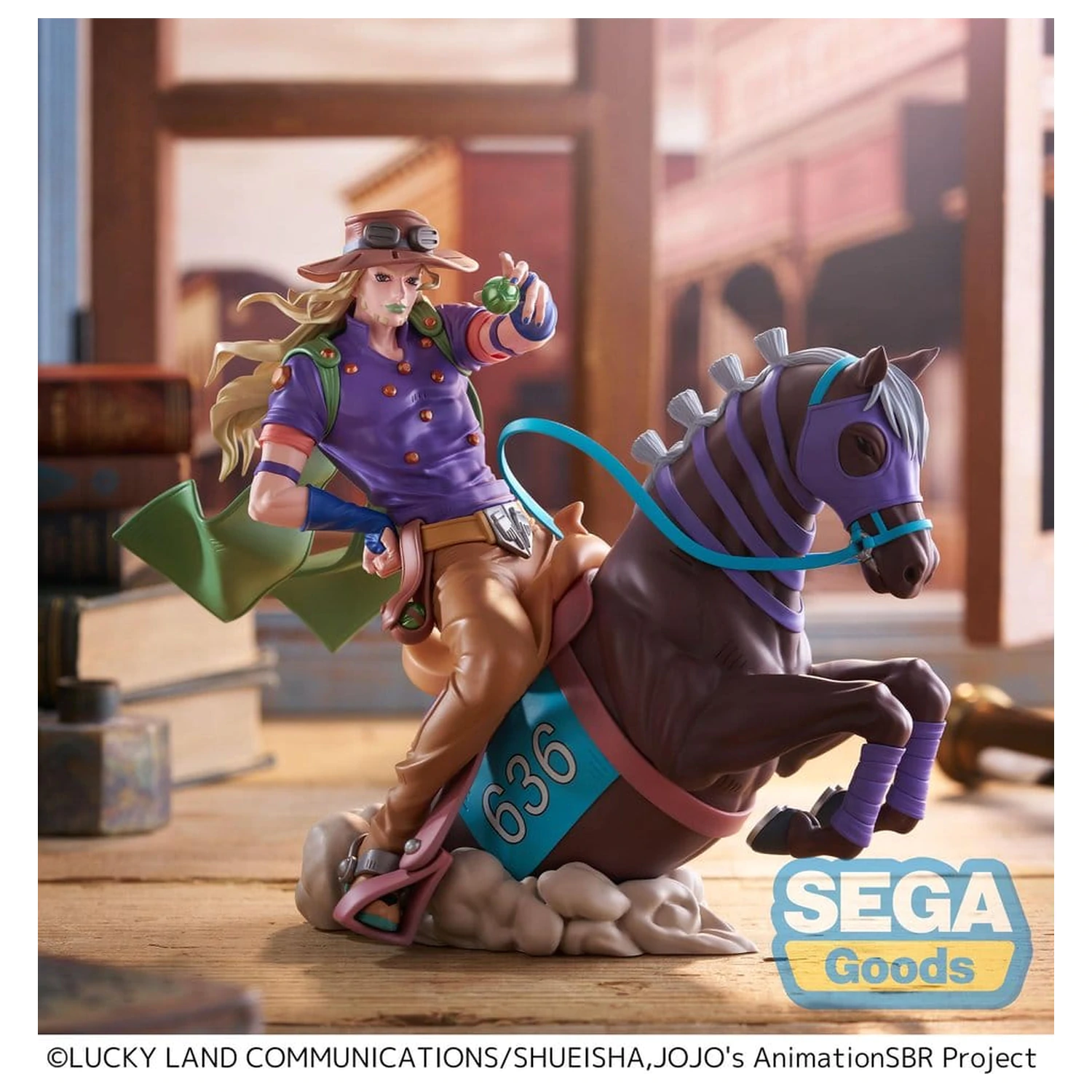 JoJo's Bizarre Adventure: Steel Ball Run XrossLinkMAX figurina PVC Gyro Zeppeli 18 cm poza produsului