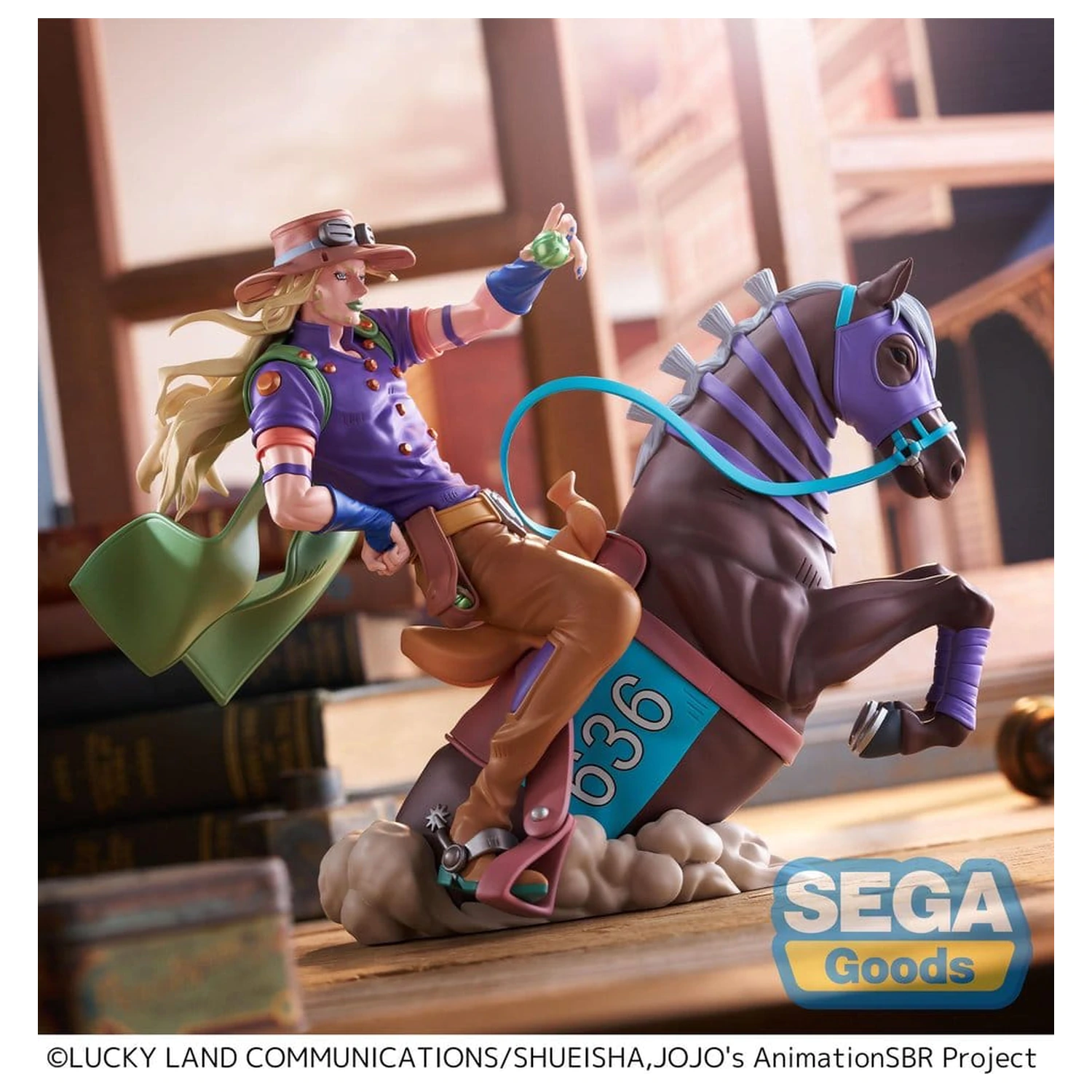 JoJo's Bizarre Adventure: Steel Ball Run XrossLinkMAX figurina PVC Gyro Zeppeli 18 cm poza produsului