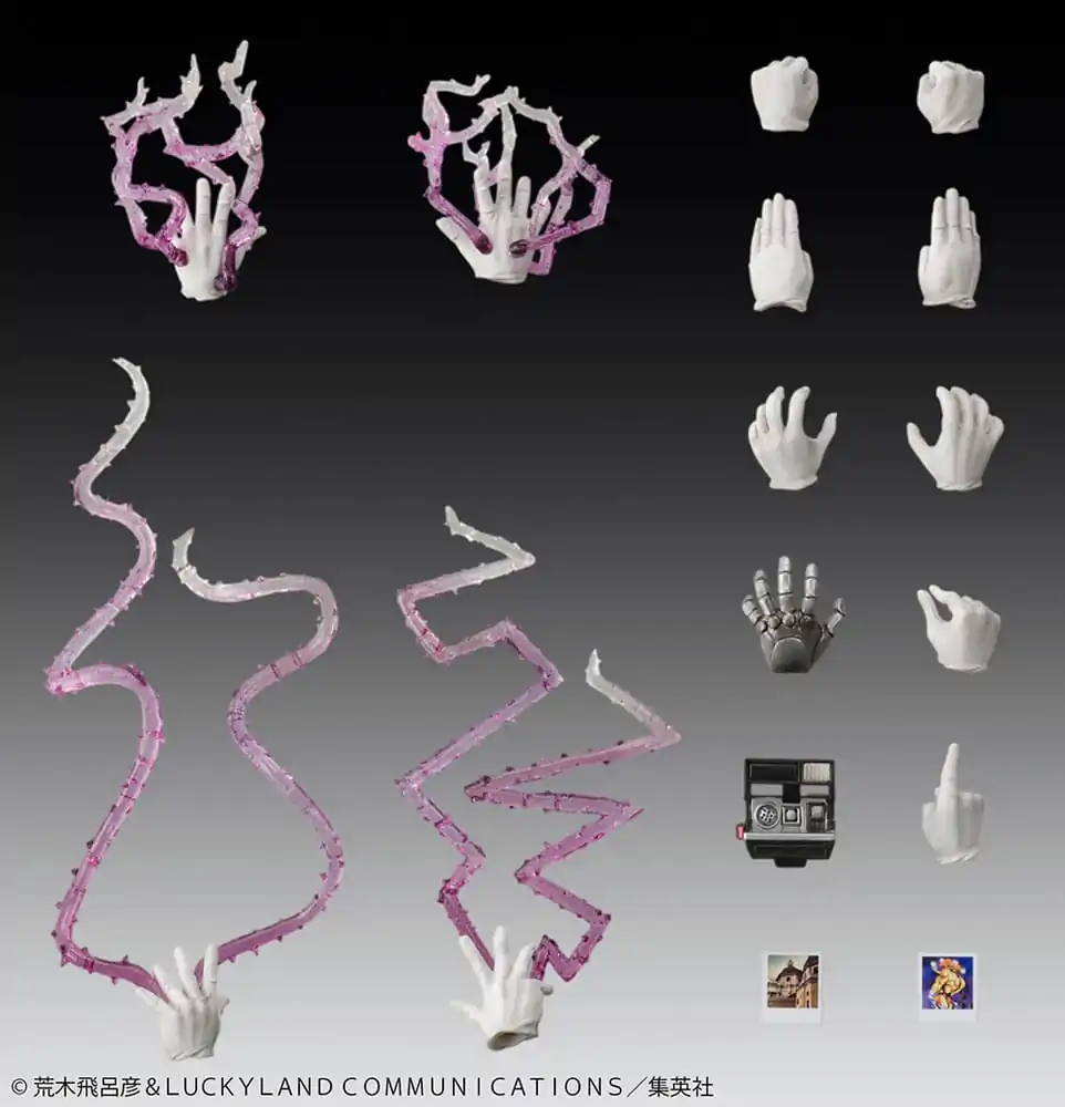 JoJo's Bizarre Adventure figurină de acțiune Super Action Chozokado (Joseph Joestar & Iggy) (ediția a 3-a) 15 cm poza produsului