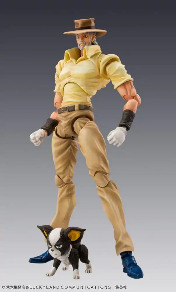 JoJo's Bizarre Adventure figurină de acțiune Super Action Chozokado (Joseph Joestar & Iggy) (ediția a 3-a) 15 cm poza produsului