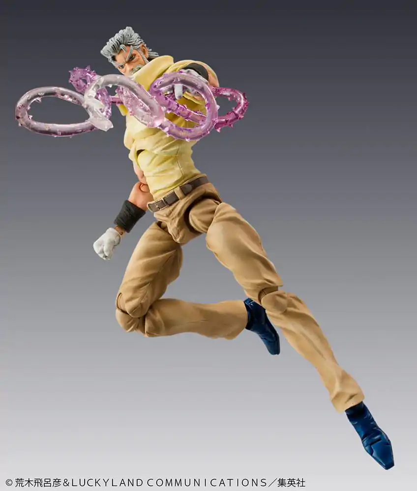 JoJo's Bizarre Adventure figurină de acțiune Super Action Chozokado (Joseph Joestar & Iggy) (ediția a 3-a) 15 cm poza produsului