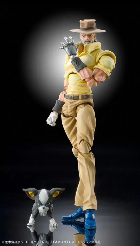 JoJo's Bizarre Adventure figurină de acțiune Super Action Chozokado (Joseph Joestar & Iggy) (ediția a 3-a) 15 cm poza produsului