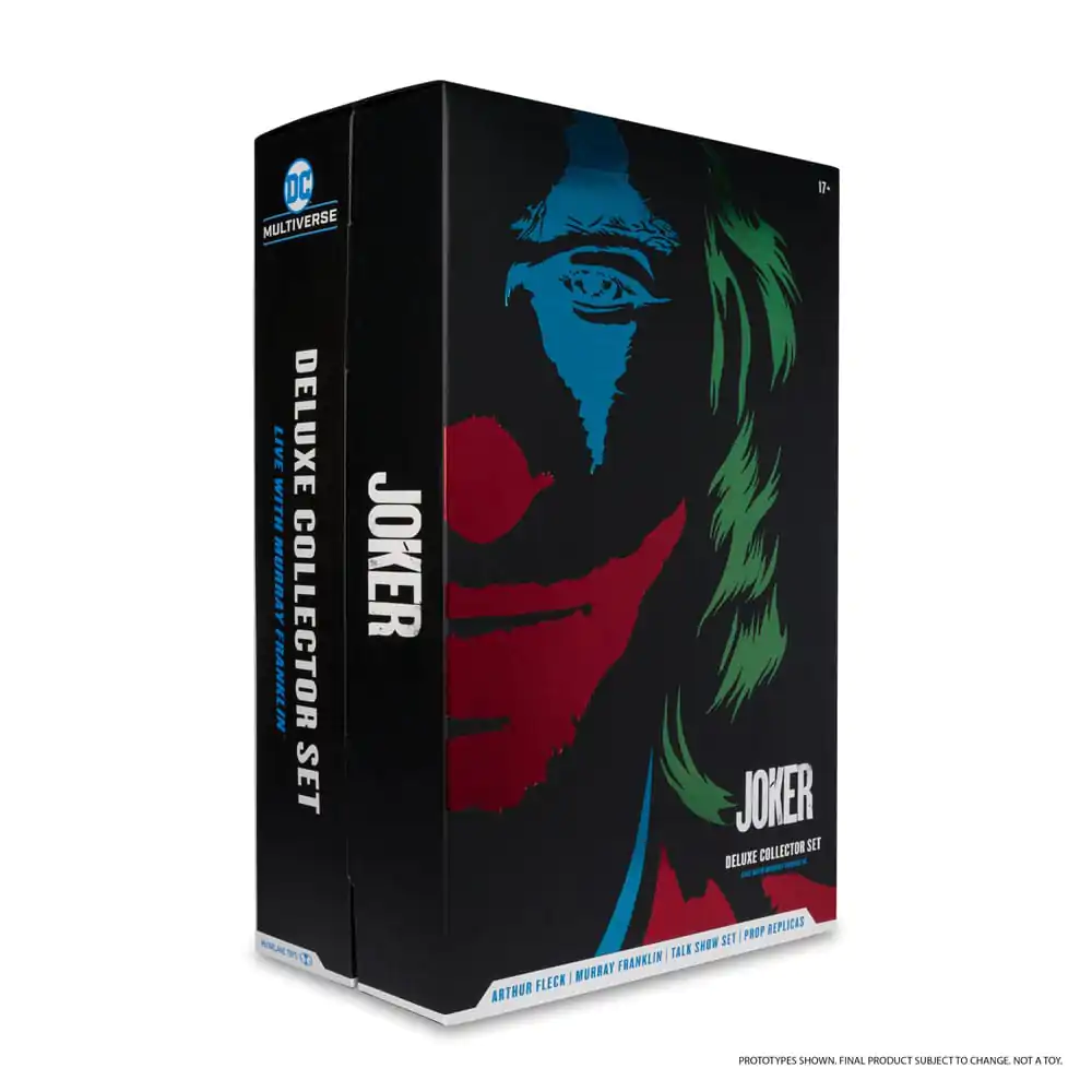 Figurină de acțiune de colecție deluxe Joker DC Multiverse (Joker Movie) The Joker (Live with Murray Franklin) ediție limitată 18 cm poza produsului