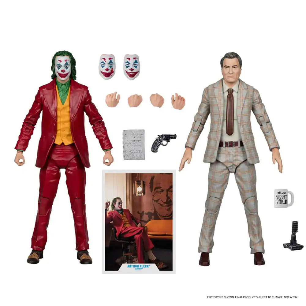 Figurină de acțiune de colecție deluxe Joker DC Multiverse (Joker Movie) The Joker (Live with Murray Franklin) ediție limitată 18 cm poza produsului