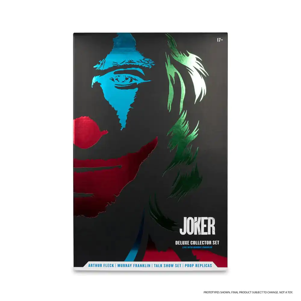Figurină de acțiune de colecție deluxe Joker DC Multiverse (Joker Movie) The Joker (Live with Murray Franklin) ediție limitată 18 cm poza produsului