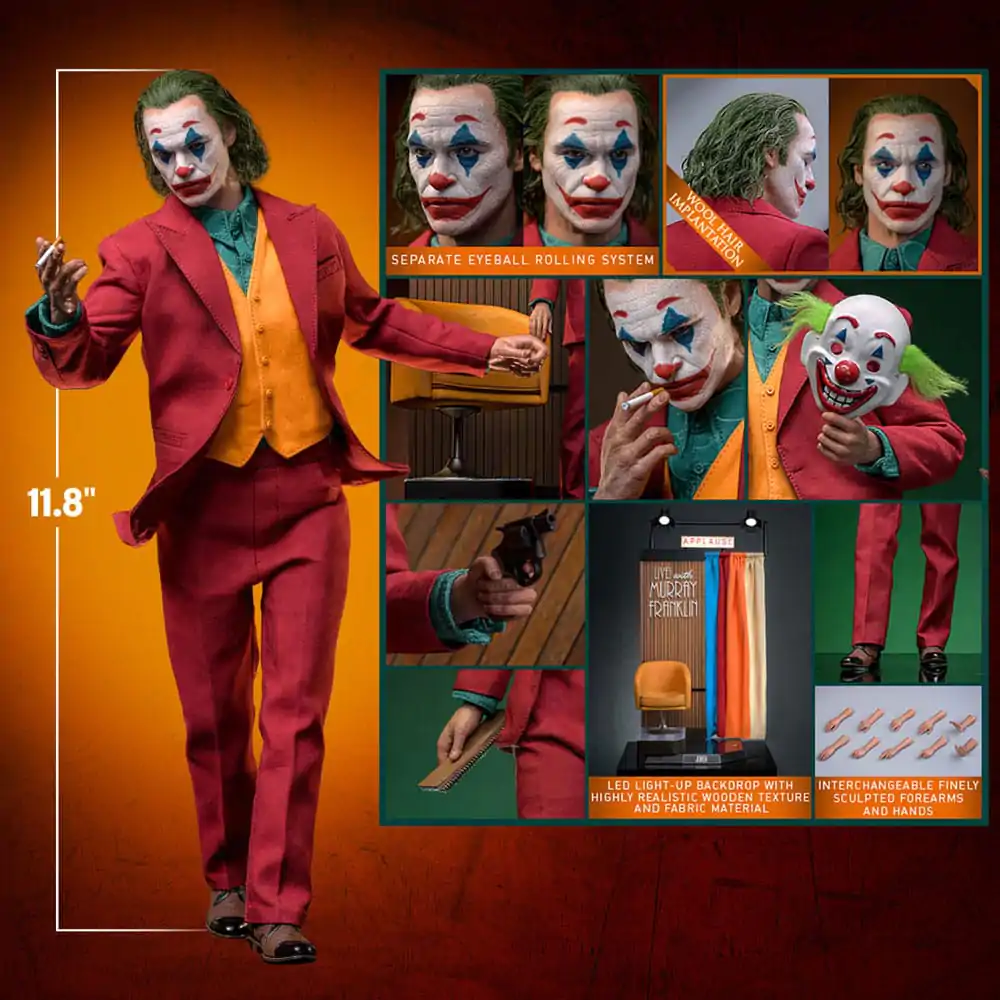 Joker Movie Masterpiece Action Figure 1/6 The Joker Artisan Edition 30 cm poza produsului