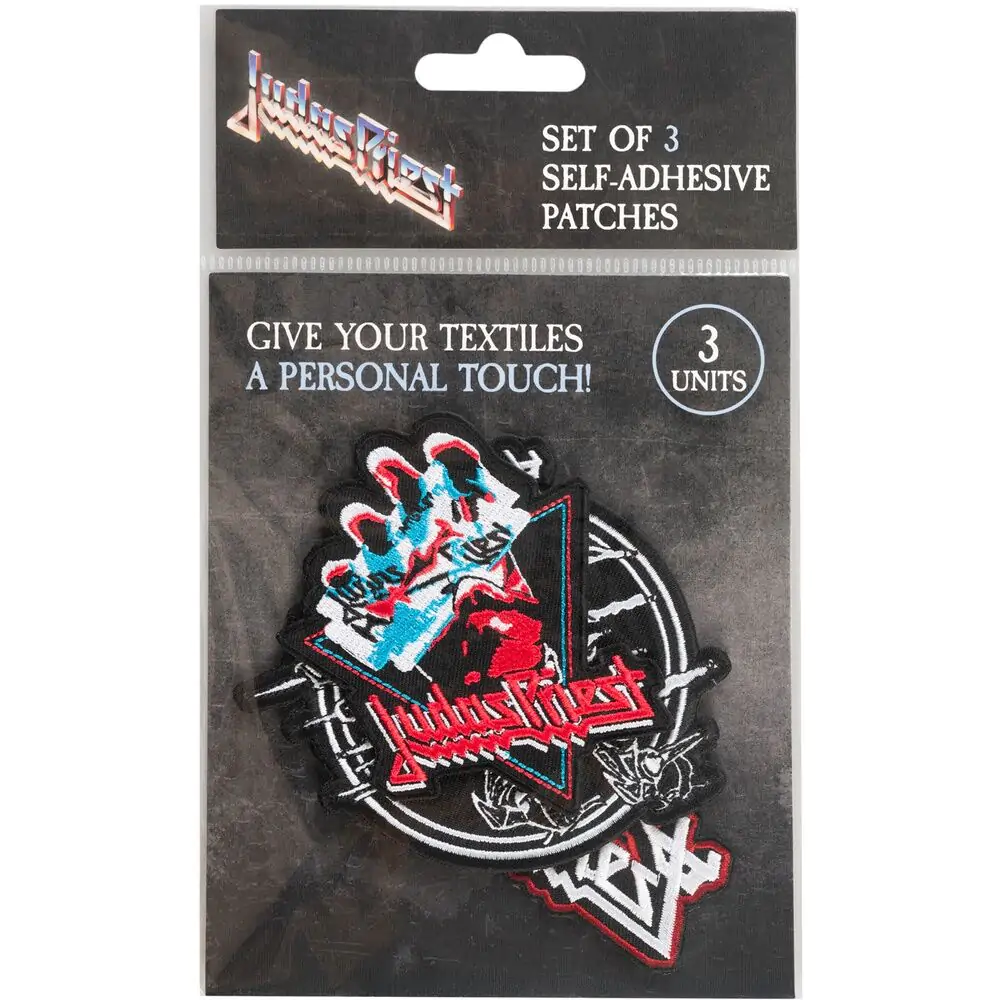 Judas Priest set de 3 patch-uri poza produsului