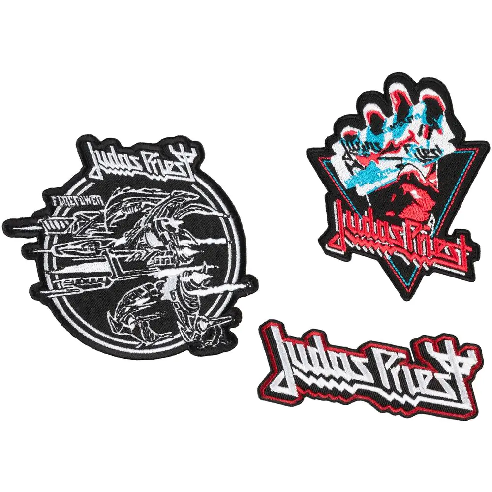 Judas Priest set de 3 patch-uri poza produsului