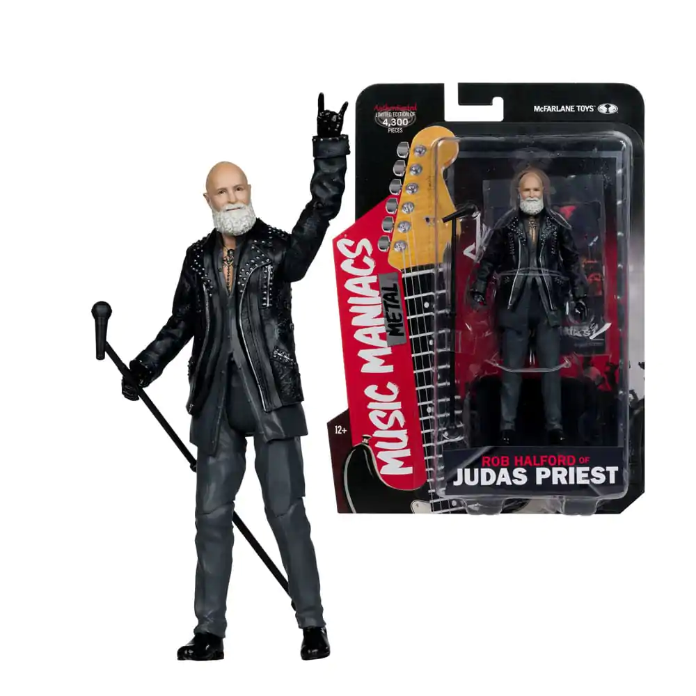Judas Priest Music Maniacs Heavy Metal Figurina de actiune Rob Halford 15 cm poza produsului