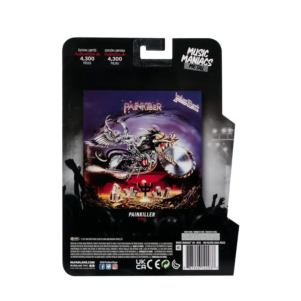 Judas Priest Music Maniacs Heavy Metal Figurina de actiune Rob Halford 15 cm poza produsului