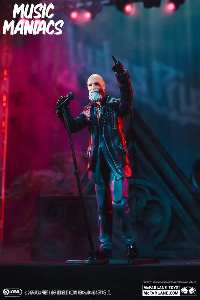 Judas Priest Music Maniacs Heavy Metal Figurina de actiune Rob Halford 15 cm poza produsului