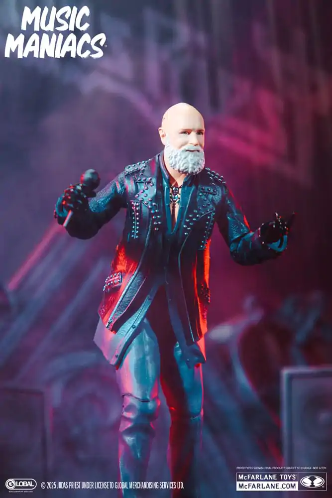 Judas Priest Music Maniacs Heavy Metal Figurina de actiune Rob Halford 15 cm poza produsului