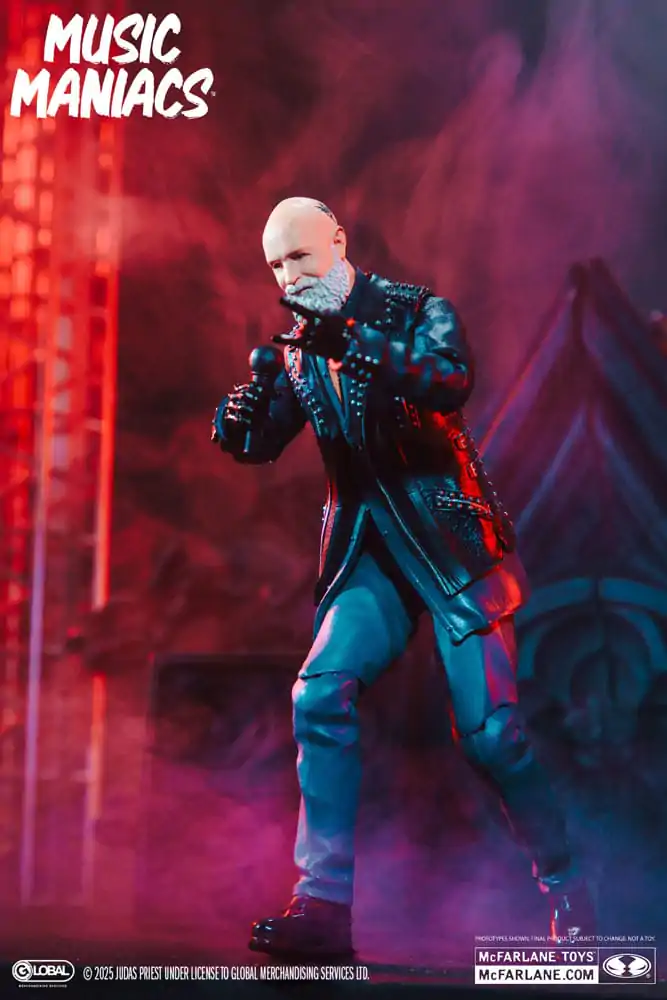 Judas Priest Music Maniacs Heavy Metal Figurina de actiune Rob Halford 15 cm poza produsului