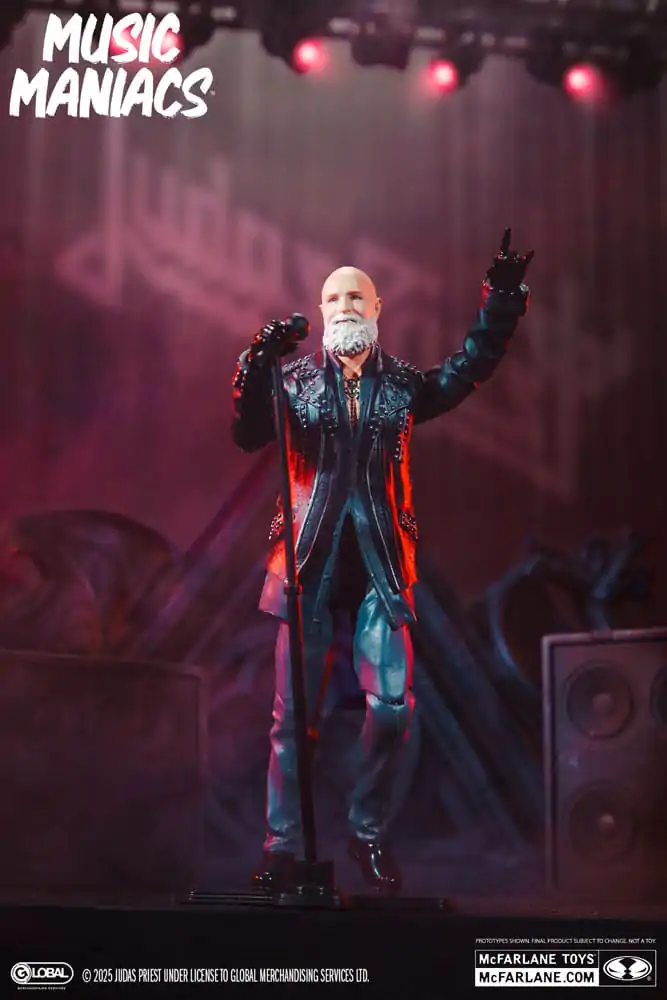 Judas Priest Music Maniacs Heavy Metal Figurina de actiune Rob Halford 15 cm poza produsului