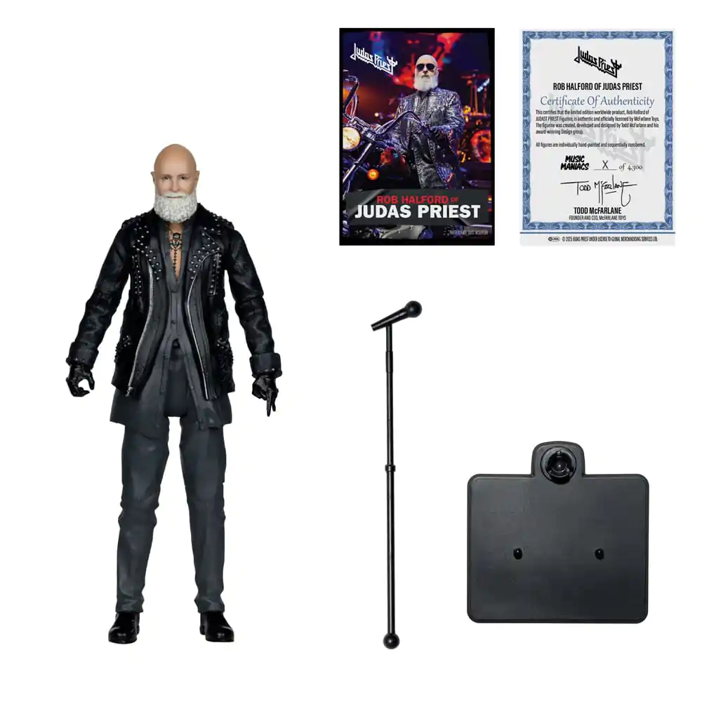 Judas Priest Music Maniacs Heavy Metal Figurina de actiune Rob Halford 15 cm poza produsului