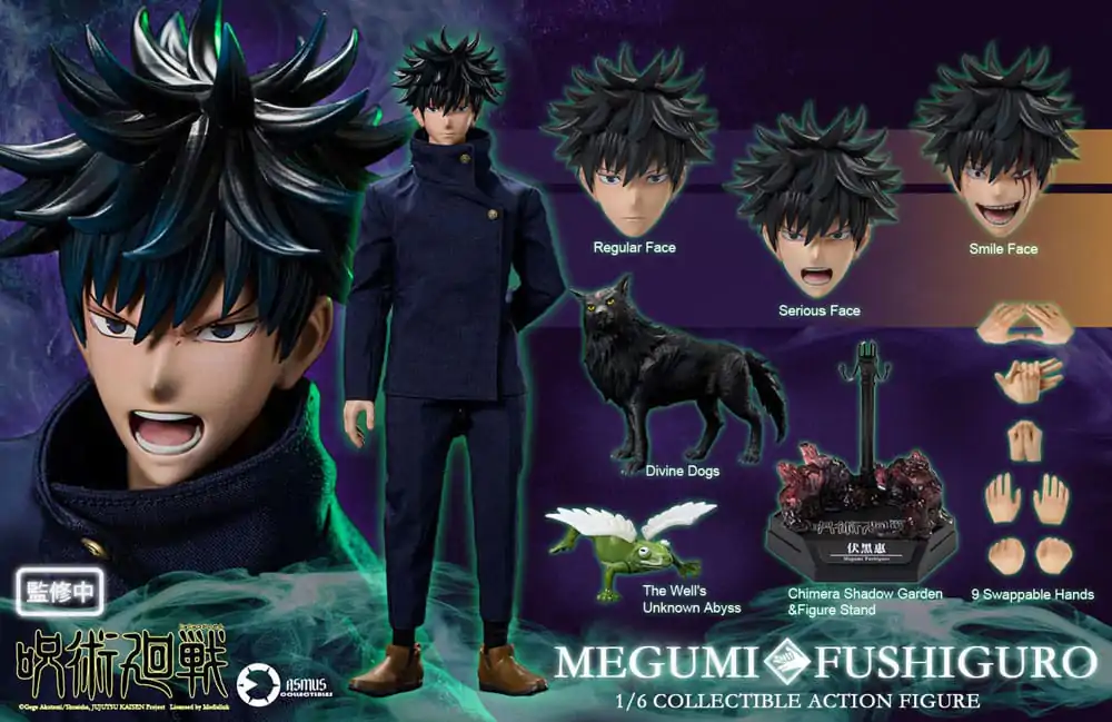 Figurină de acțiune Jujutsu Kaisen 1/6 Megumi Fushiguro 30 cm poza produsului